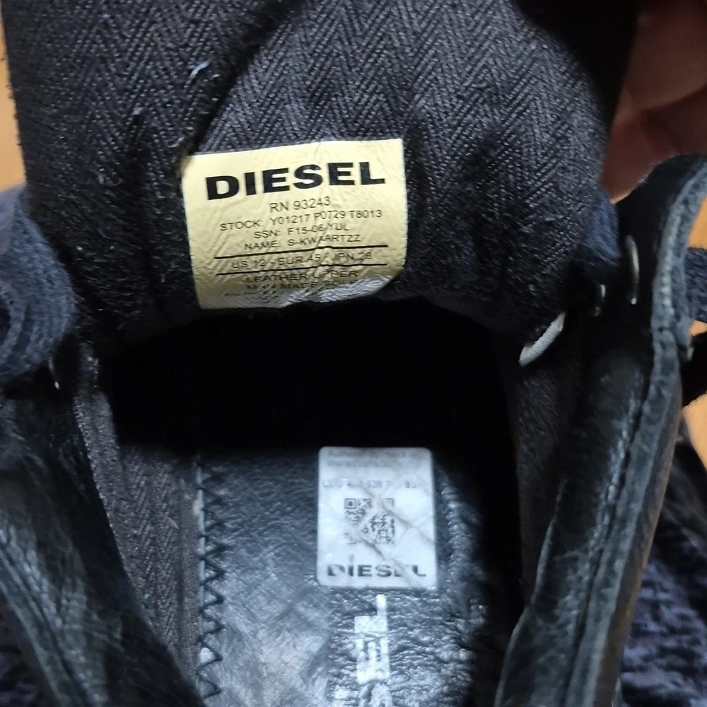 Diesel Men's S-Kwaartzz Fashion Sneaker Sz 12 Gently Loved